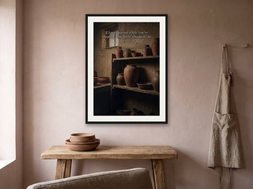 The Potter’s House print framed on a wall